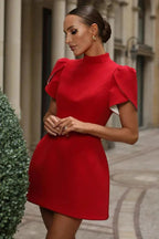 ÁGATA - VESTIDO CON ESPALDA ABIERTA Y LAZO DE SATÉN