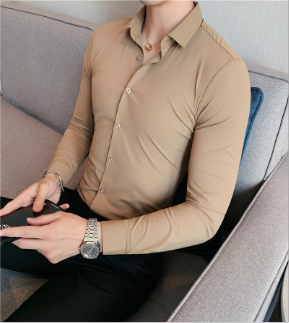 Max | Camisa elástica sin arrugas para hombre